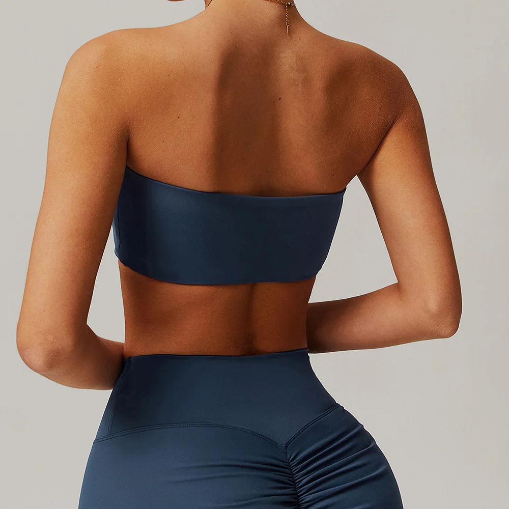 Pilates Yoga Wrap Top - Women Seamless One Piece Yoga Tube
