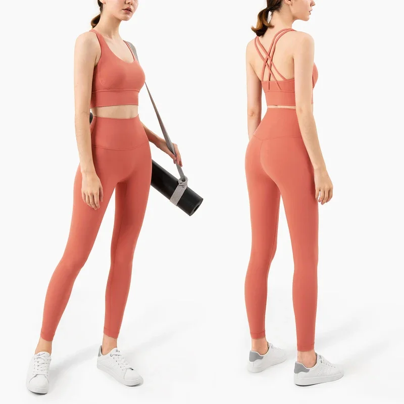 Pilates Yoga Wrap Top - Summer New 2 Piece Yoga Clothes