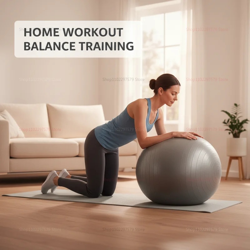 Anti-Burst Yoga Ball with Pump - Pilates Chair Wunda ulasan dan harga