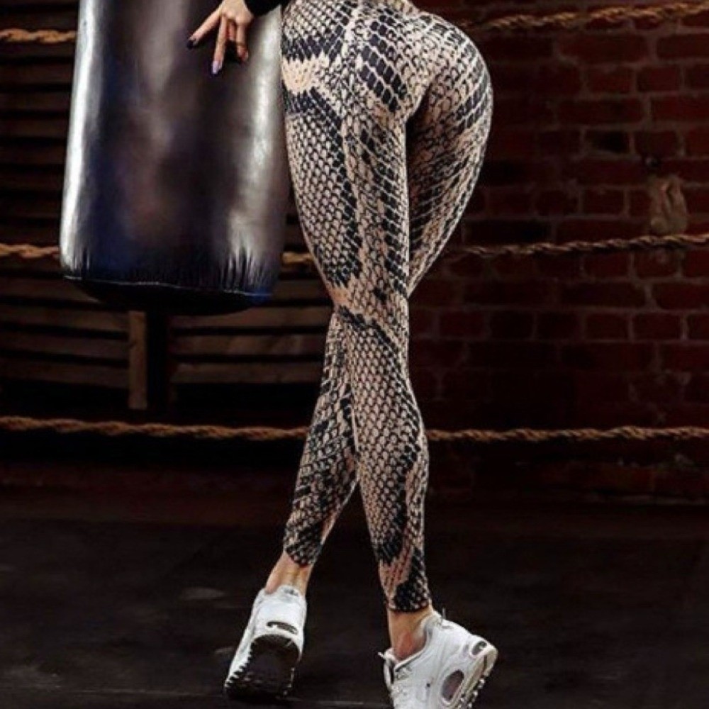 Serpentine Snake Print Legging - Pilates Yoga Body ulasan dan harga