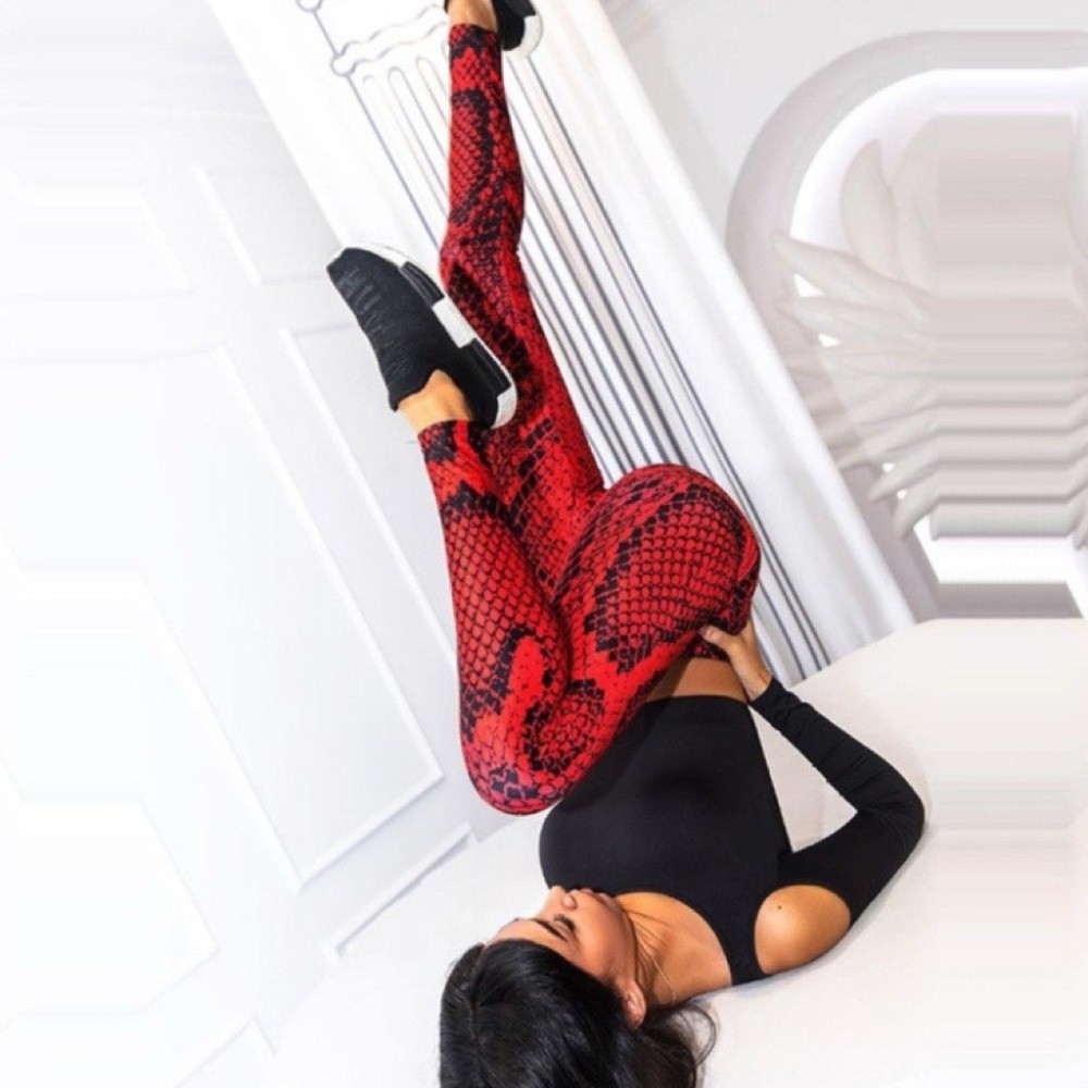 Serpentine Snake Print Legging - Pilates Yoga Body ulasan dan harga