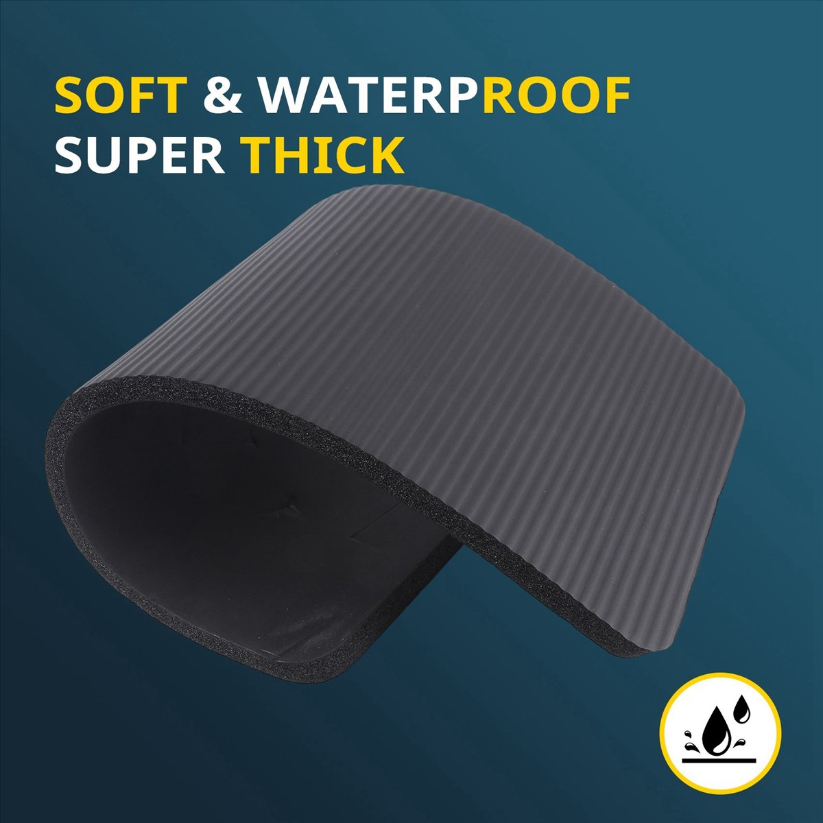 Doings 15MM Thick Yoga Mat Com - Pilates Yoga Knee Pads ulasan dan harga