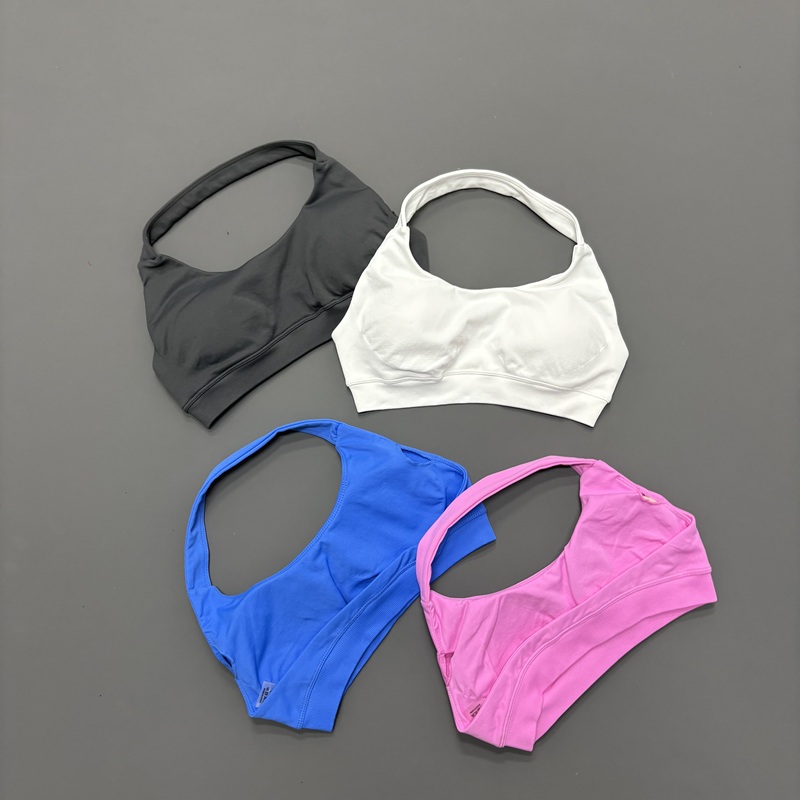 HISTELLO Seamless Halter Neck  - Pilates Yoga Wrap Top ulasan dan harga