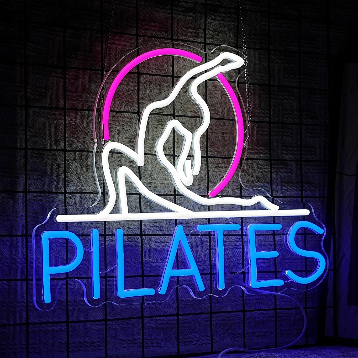 Pilates Neon Sign Yoga Studio  - Pilates Yoga Room ulasan dan harga