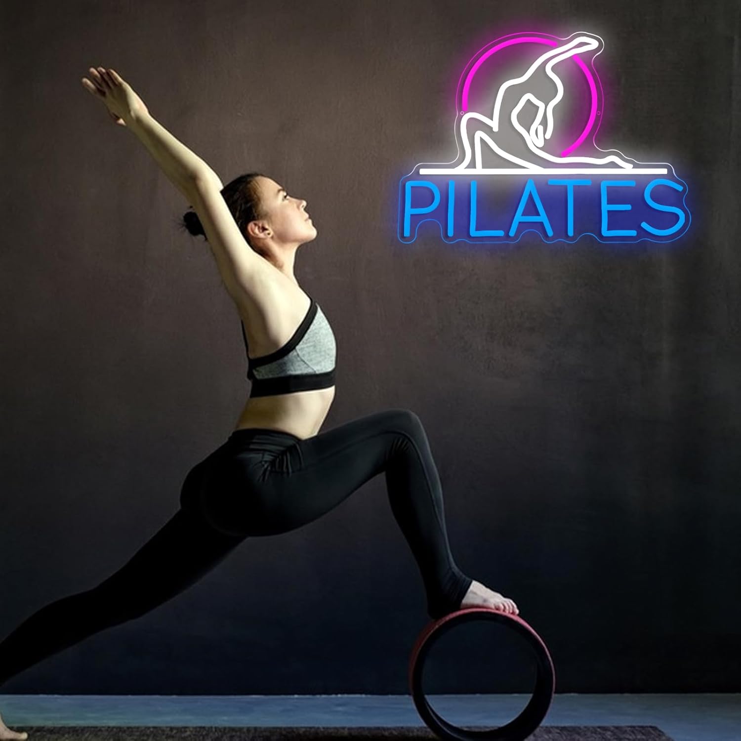 Pilates Neon Sign Yoga Studio  - Pilates Yoga Room ulasan dan harga