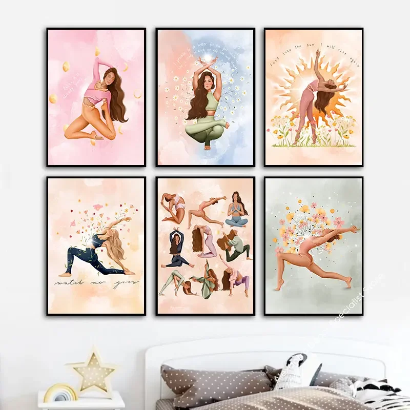 Boho Pilates Exercise Woman Yo - Pilates Yoga Room ulasan dan harga