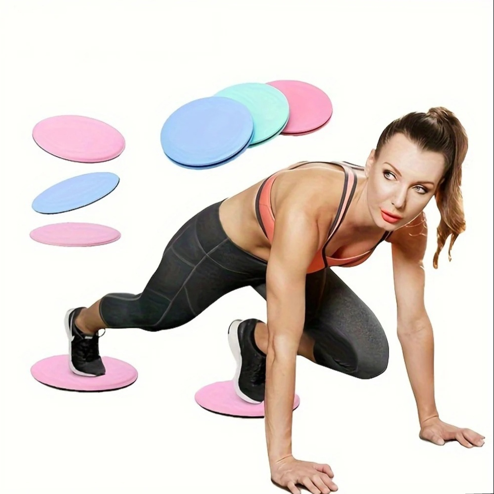 Pair Of Fitness Core Sliding D - Pilates Yoga Body ulasan dan harga