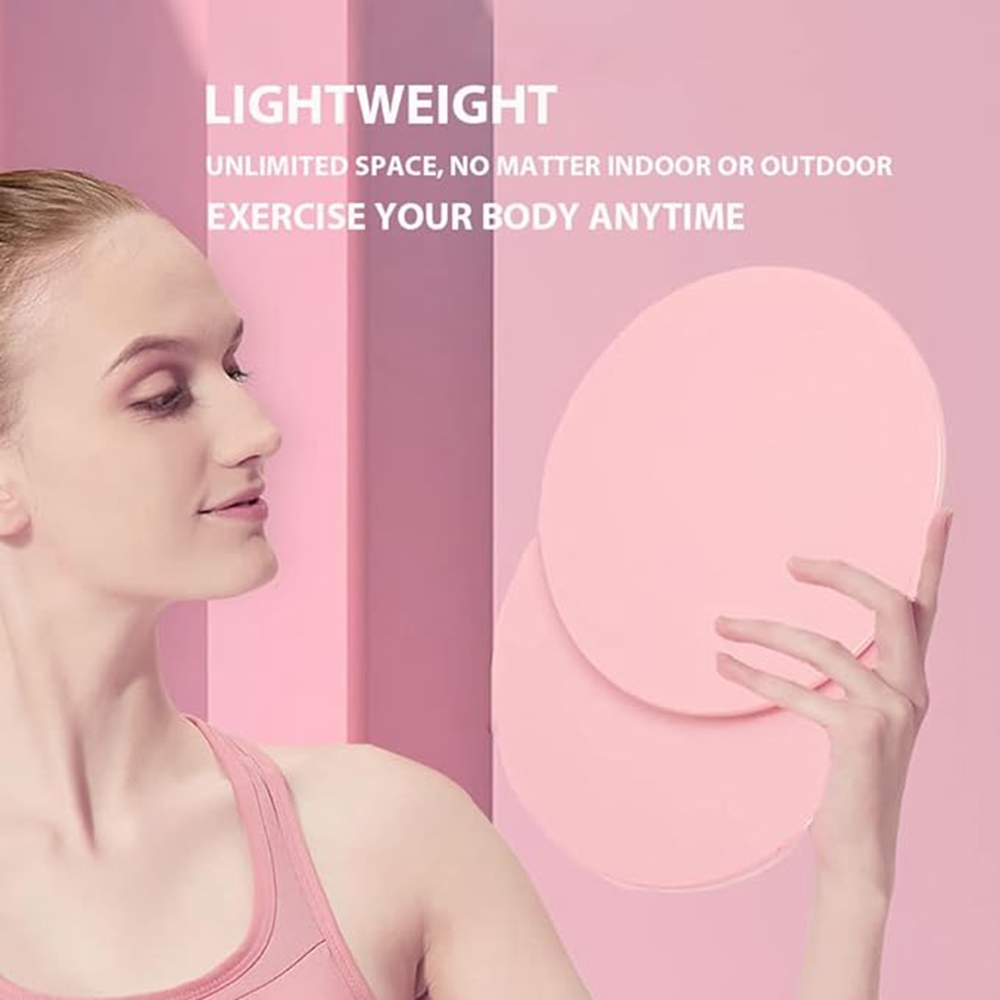 Pair Of Fitness Core Sliding D - Pilates Yoga Body ulasan dan harga