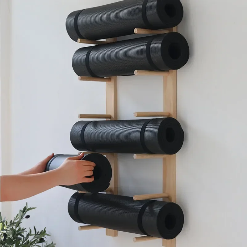 Solid Wood Yoga Mat Storage Or - Pilates Yoga Room ulasan dan harga