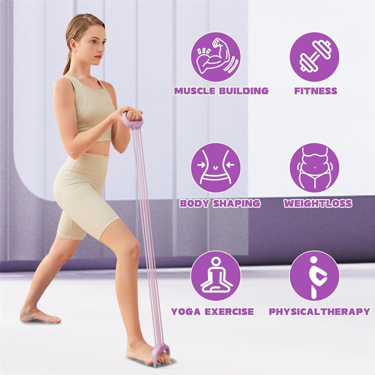 Figure 8 Resistance Bands for  - Pilates Yoga Body ulasan dan harga