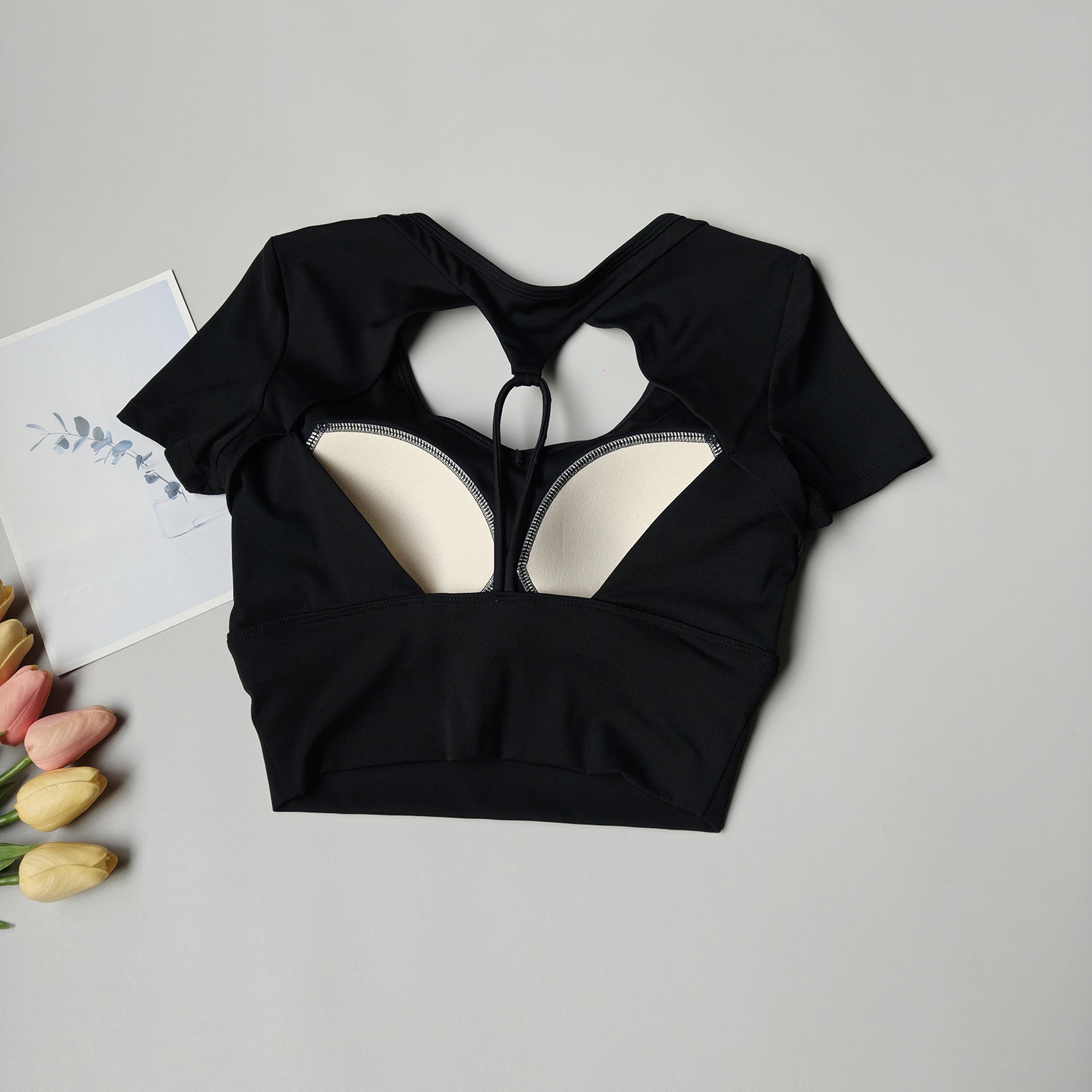 Women's Pilates Training Fitne - Pilates Yoga Wrap Top ulasan dan harga
