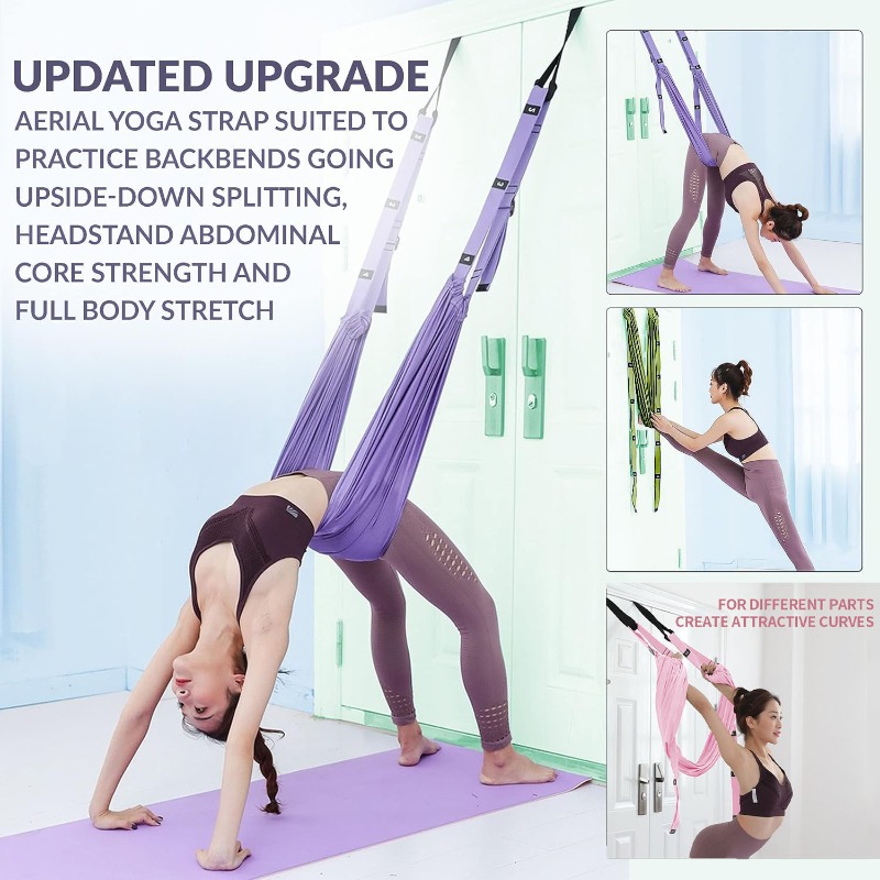 Adjustable Aerial Yoga Hammock - Pilates Yoga Body ulasan dan harga