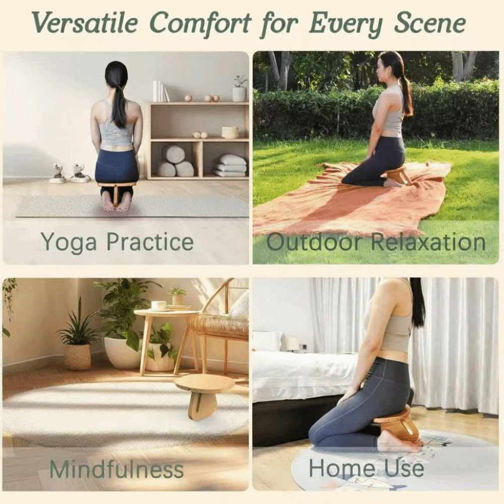 Prayer Chair Solid Wood Wooden - Pilates Chair Wunda ulasan dan harga
