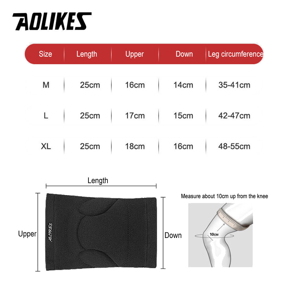AOLIKES 1 Pair Sports Thickeni - Pilates Yoga Knee Pads ulasan dan harga