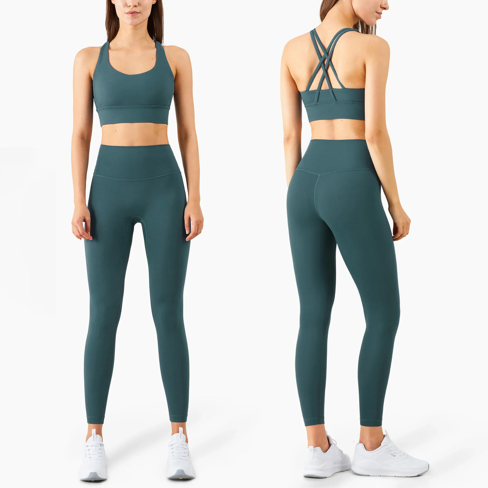 Summer New 2 Piece Yoga Clothe - Pilates Yoga Wrap Top ulasan dan harga