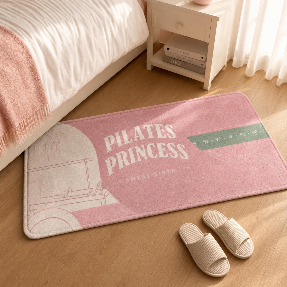 Soft Flannel Rectangular Floor - Pilates Yoga Room ulasan dan harga